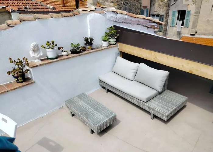 Attico Romantico Con Terrazza - Palm Street, 104 - Free Wifi * San Remo